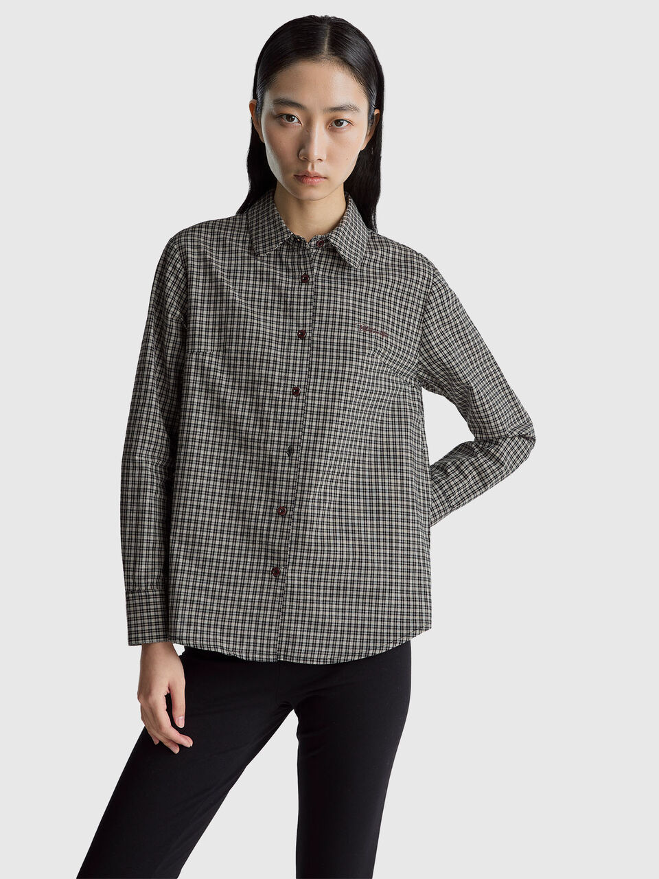 100% cotton check shirt