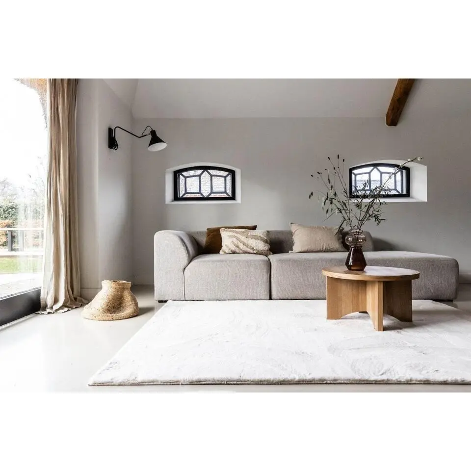 Interieur05 Hoogpolig Vloerkleed Lux Creme - 230 x 160 cm