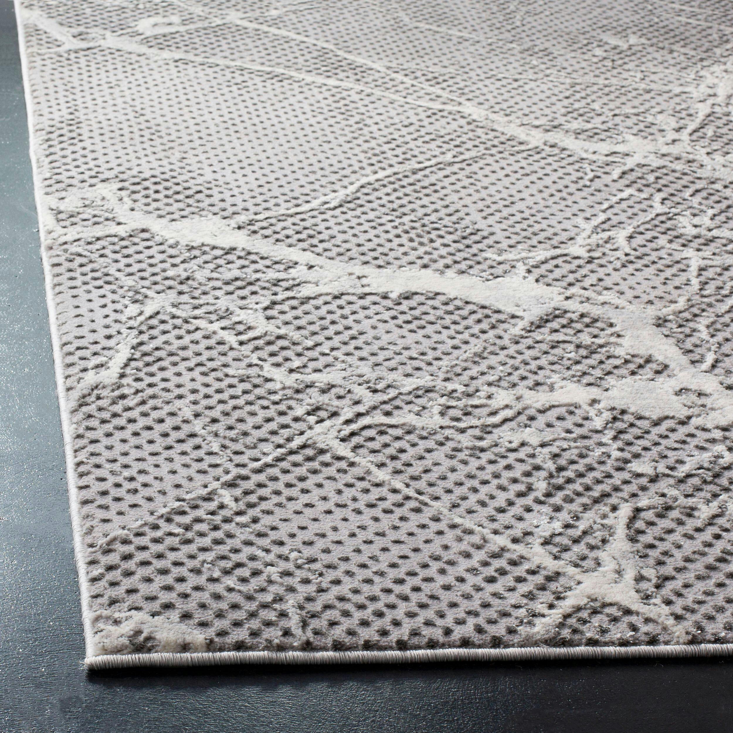 Safavieh Lurex 187 Rug, Grey/Ivory, 5-ft 3-in x 7-ft 6-in