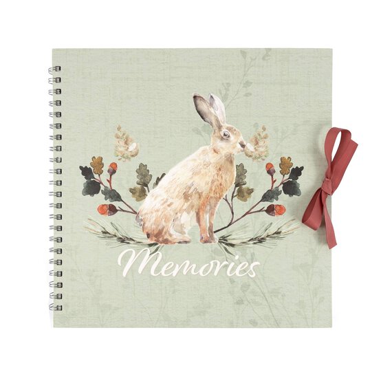 Spiral Bound Hare Scrapbook 12 x 12 Inches