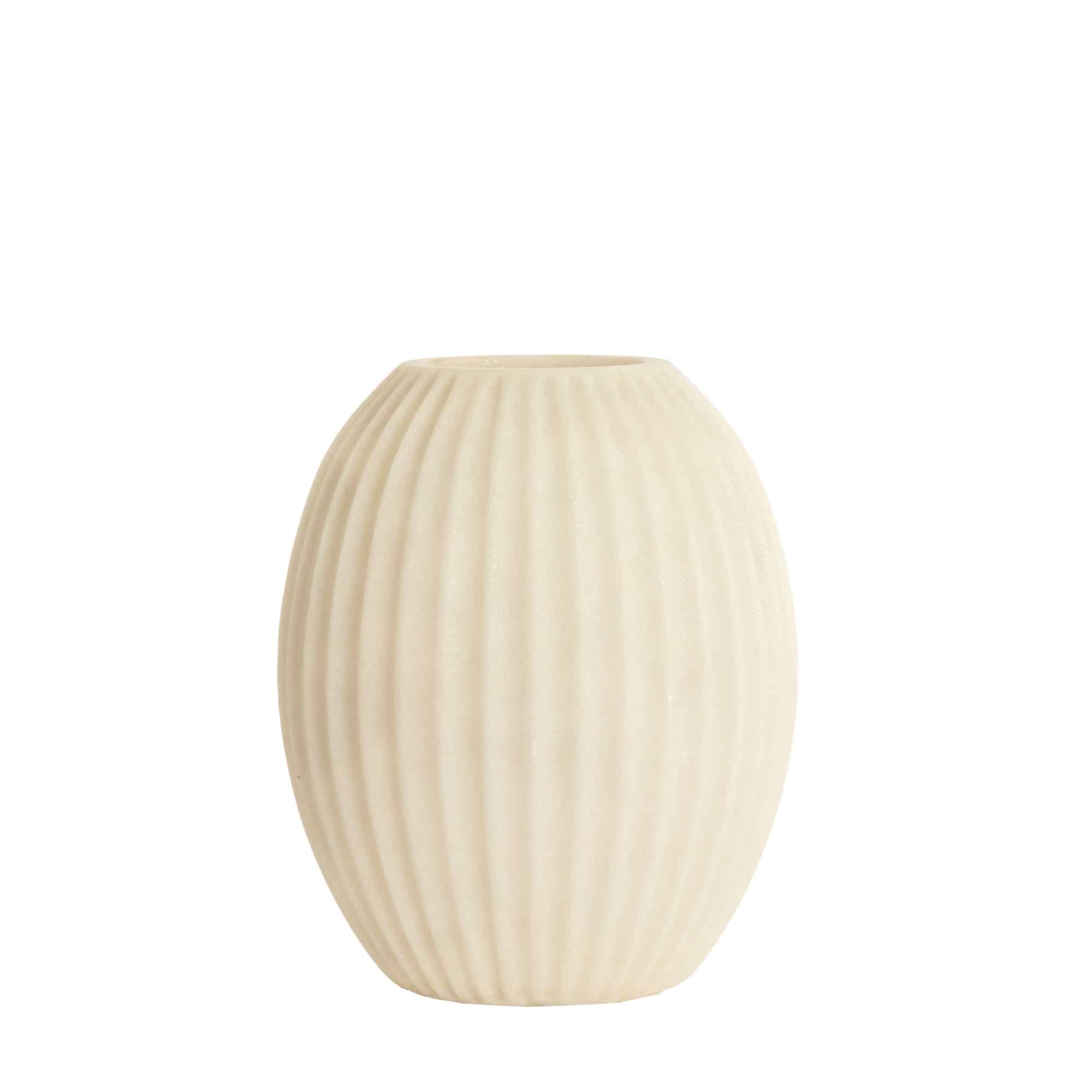 Light & Living vaas Miralli - wit - 30x19.5x36cm