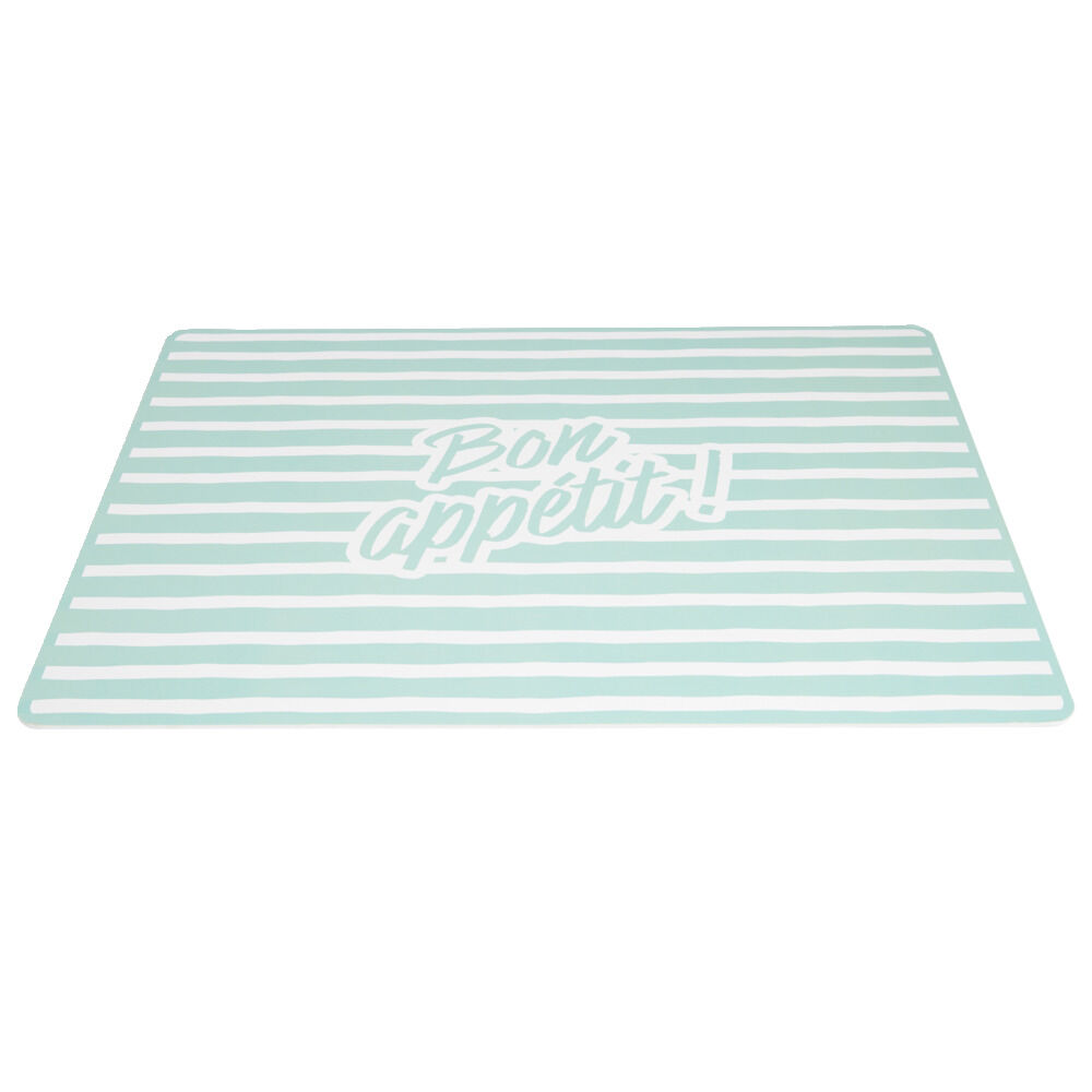 Tapis repose gamelle animaux Bon appétit plastique 32x43cm
