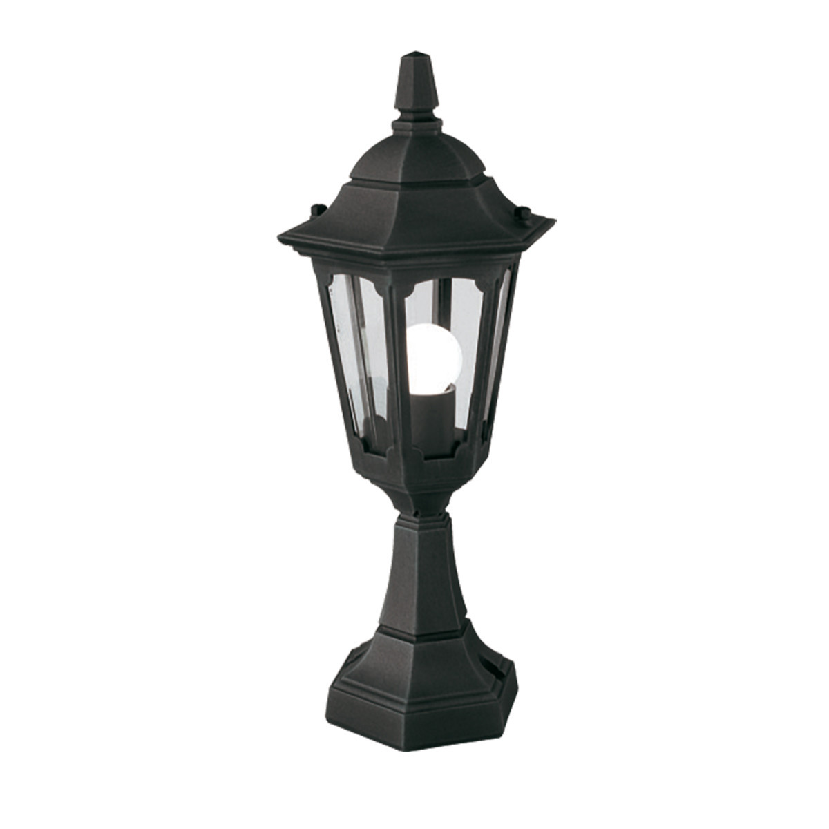 Lampa ogrodowa stojąca czarna Parish Mini wys:45 cm 1xE27x60W IP44 Elstead