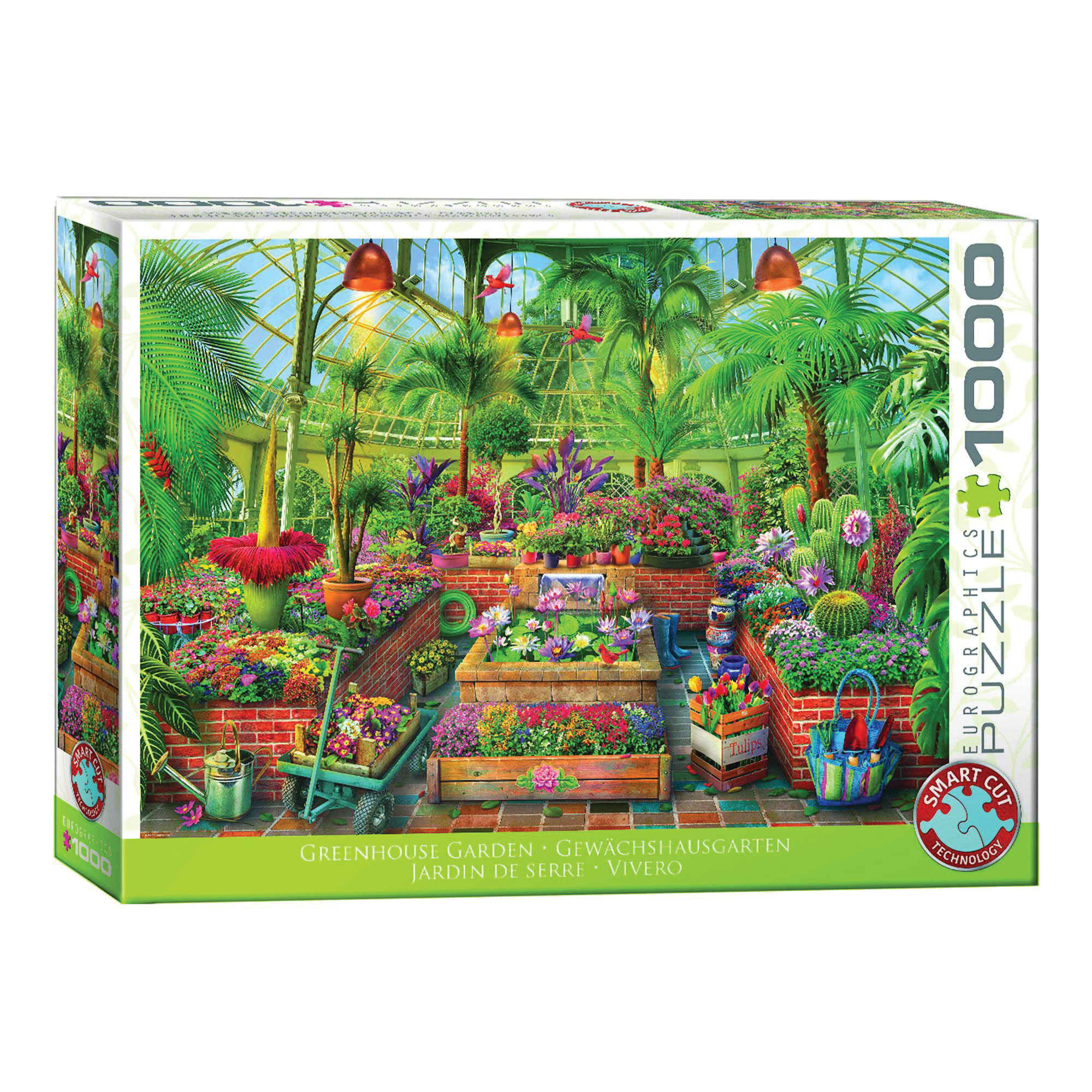 Eurographics Greenhouse Garden Jigsaw Puzzle 1000 Pieces