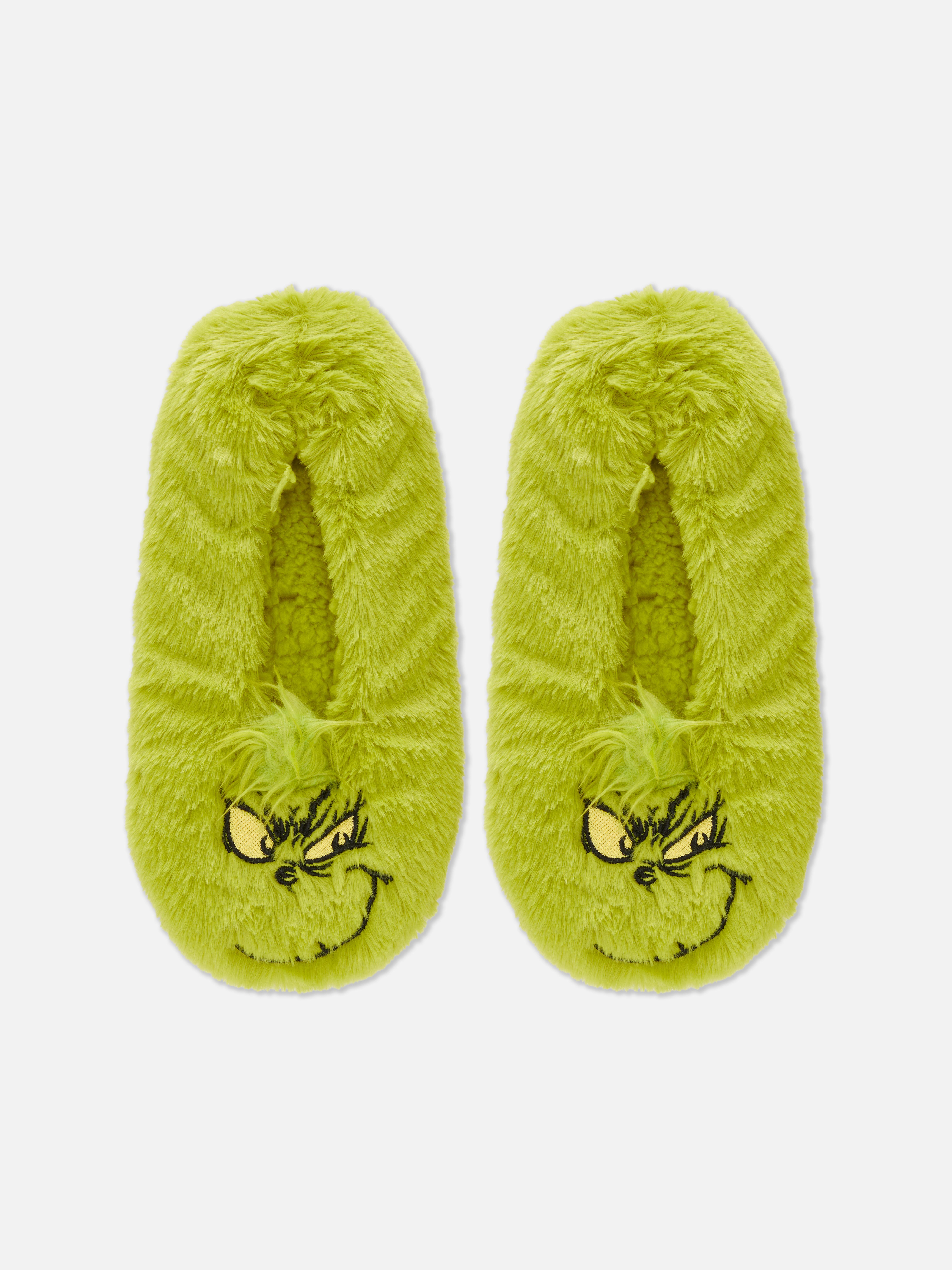 The Grinch Footie Slippers