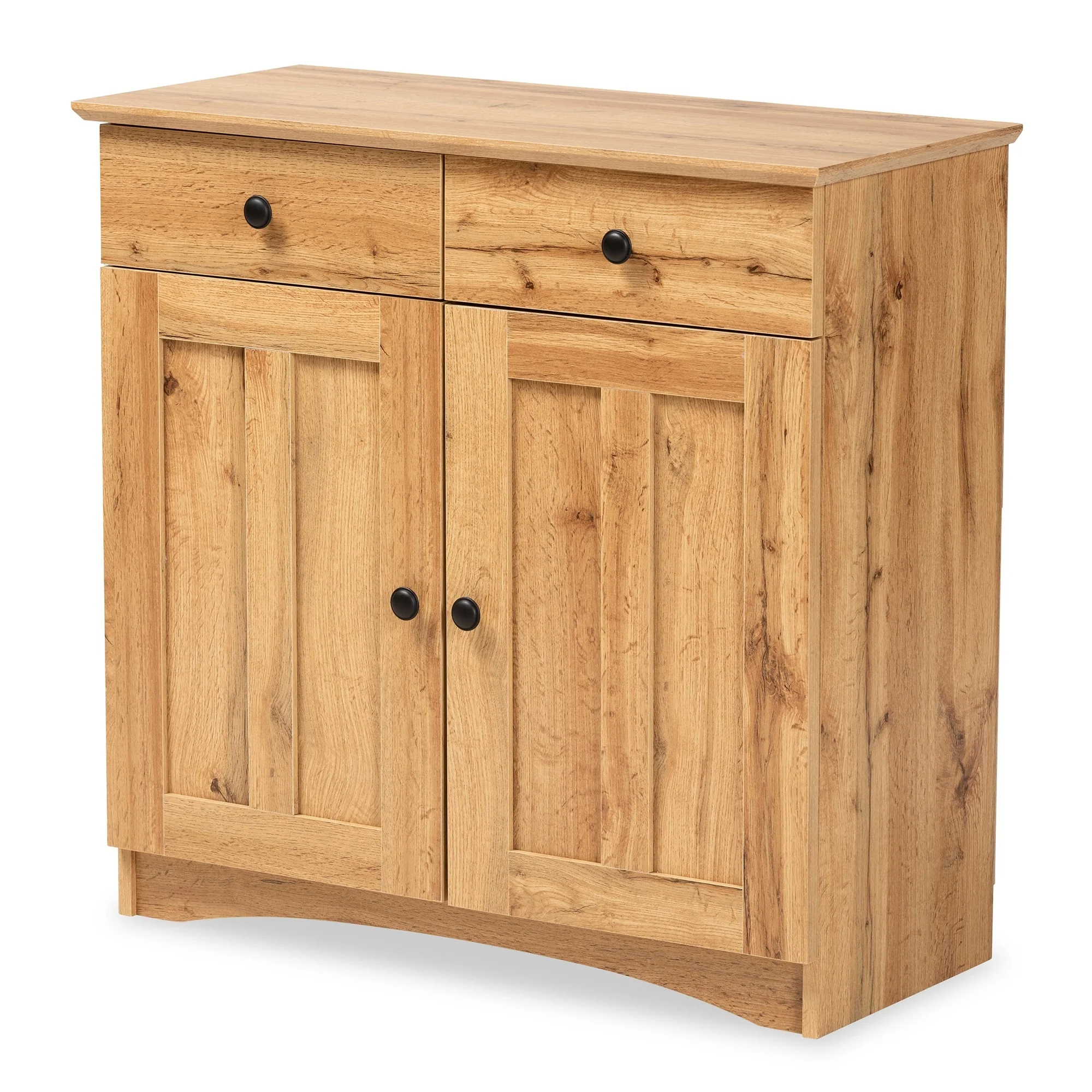 Lauren Modern and Contemporary 2-Door Kitchen Wood Cabinet