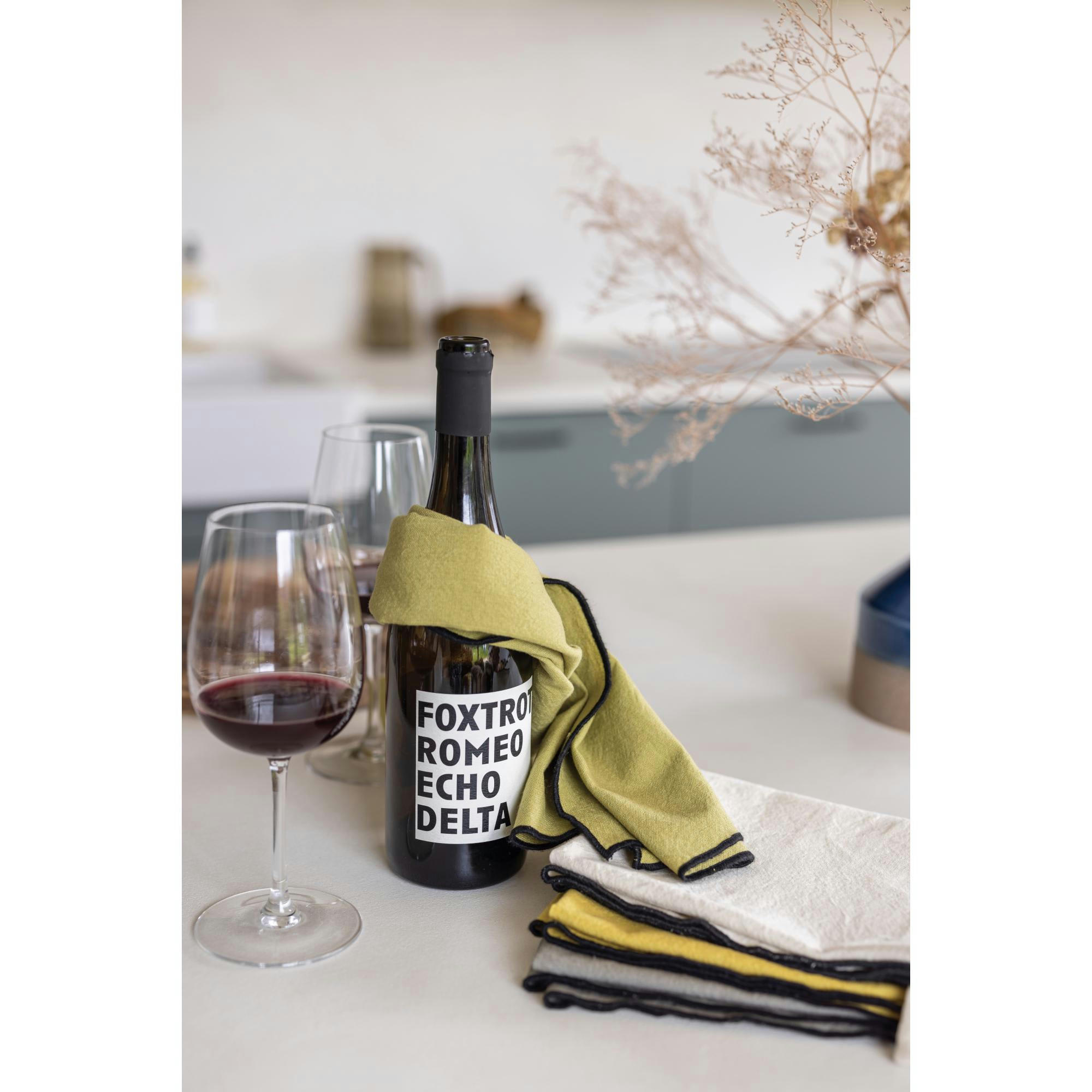 ISAE - Torchon recyclé  en coton ficelle 50 x 70