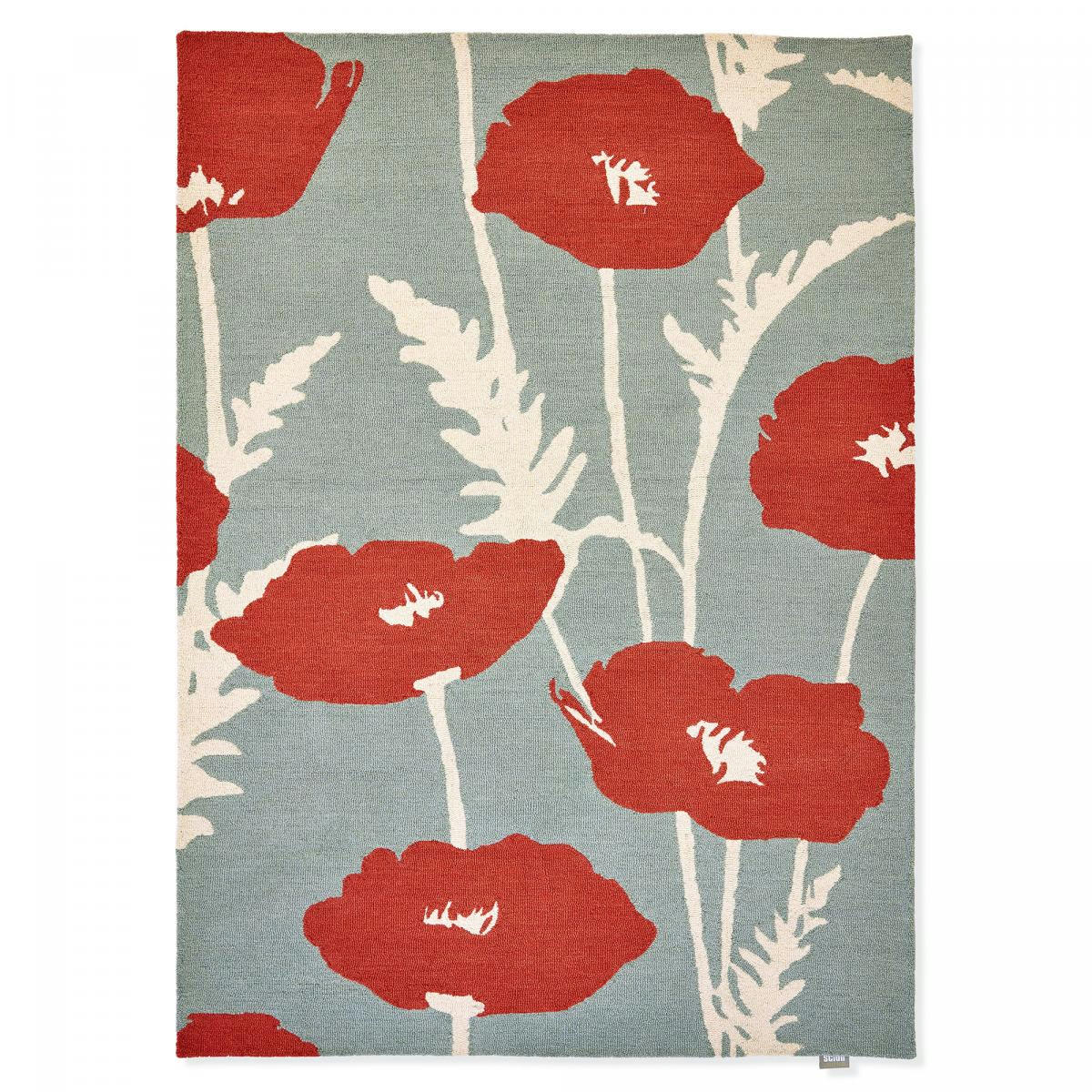 POPPYPOP - Tapis salon rouge 120x180
