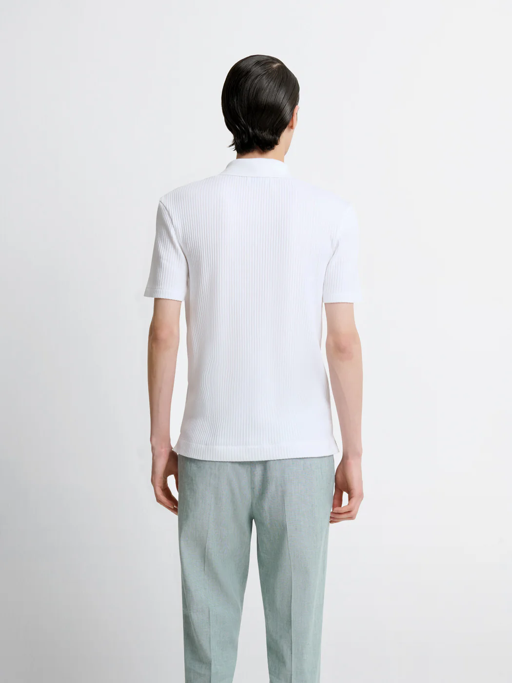 Polo col semi ouvert