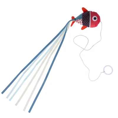 TIAKI Fish Cat Dangler Toy with Finger Ring