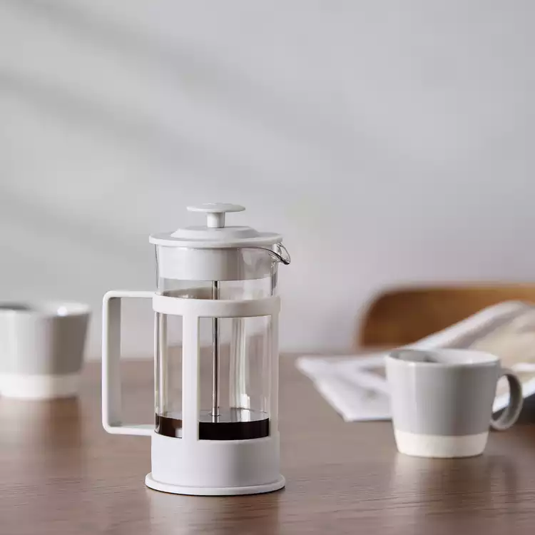 Habitat 3 Cup Plastic 350ml Cafetiere - Grey