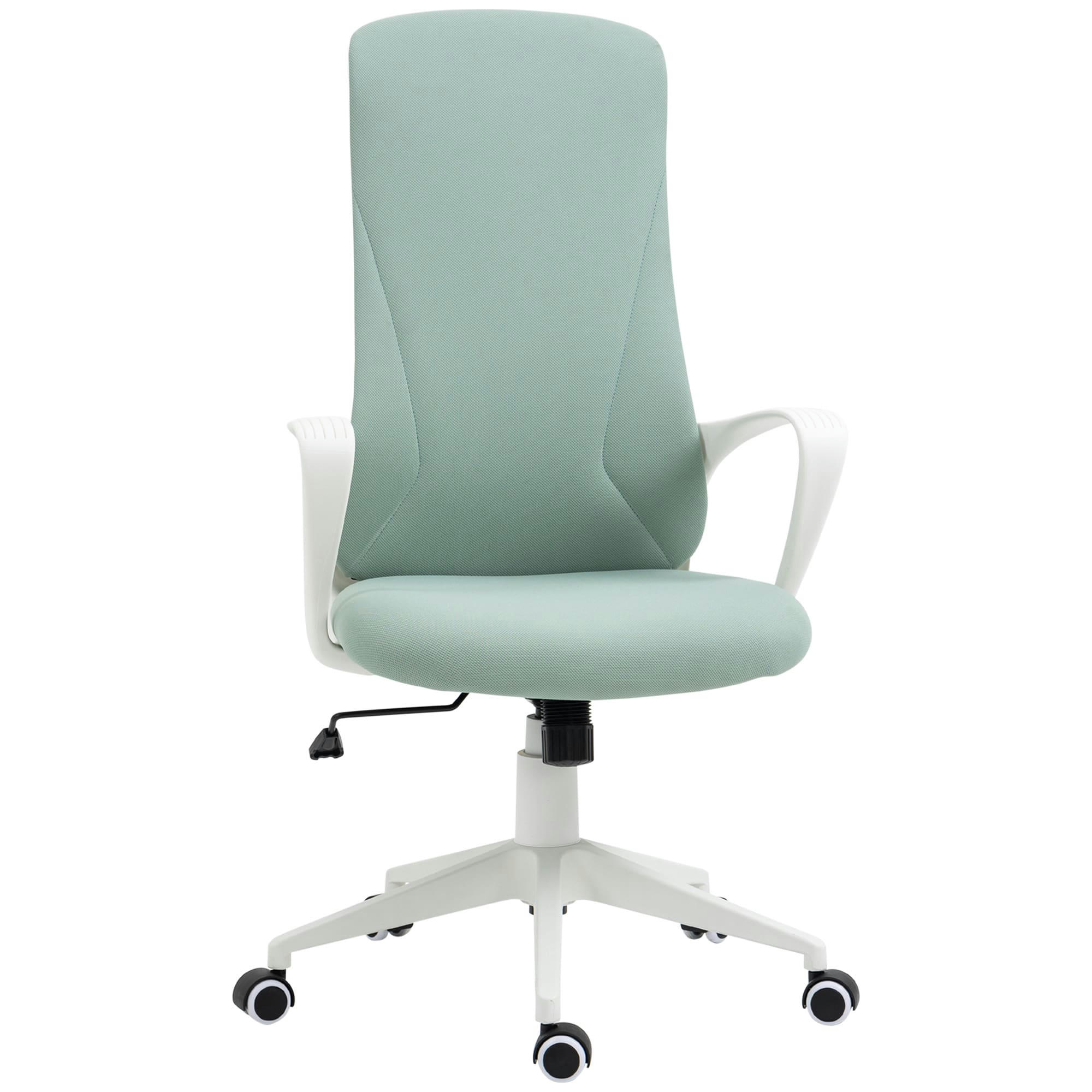 - Fauteuil de bureau manager ergonomique polyester vert d'eau