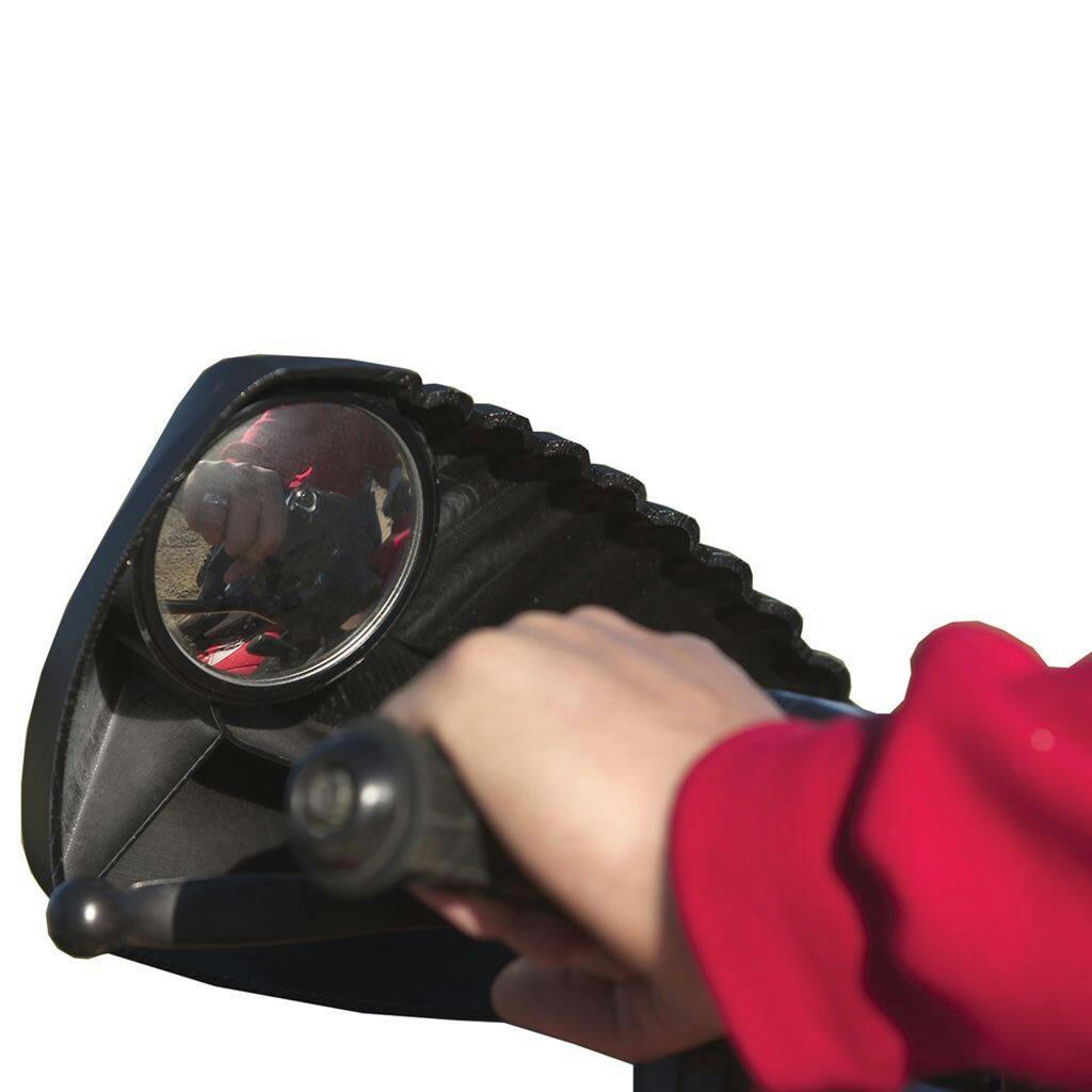 Kolpin Universal ATV Hand Guard with Rearview Mirror