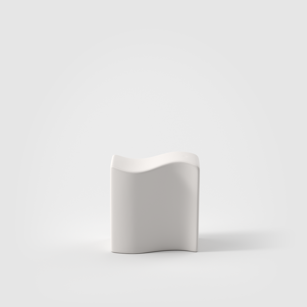 NewWave Pepper shaker - white, 3.8 oz, Premium Porcelain