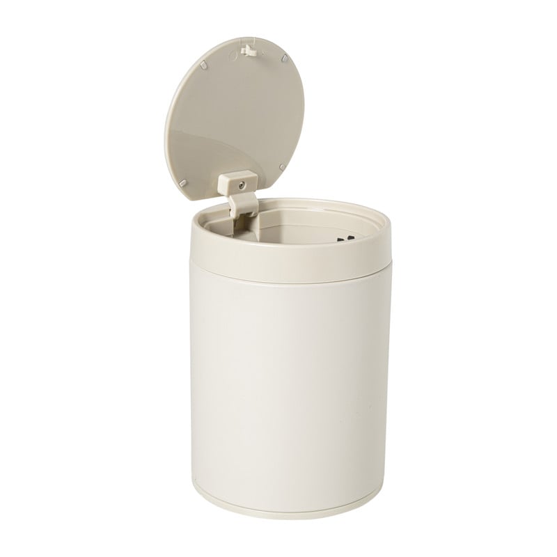 Prullenbakje - beige - 1.5 liter