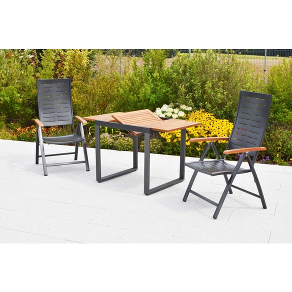 Balkonset »Tinos«, 3 tlg., 2 Sitzplätze, Aluminium