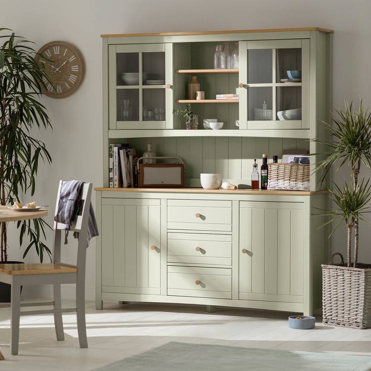 Habitat Bournemouth 4 Door 3 Drawer Sideboard - Beige
