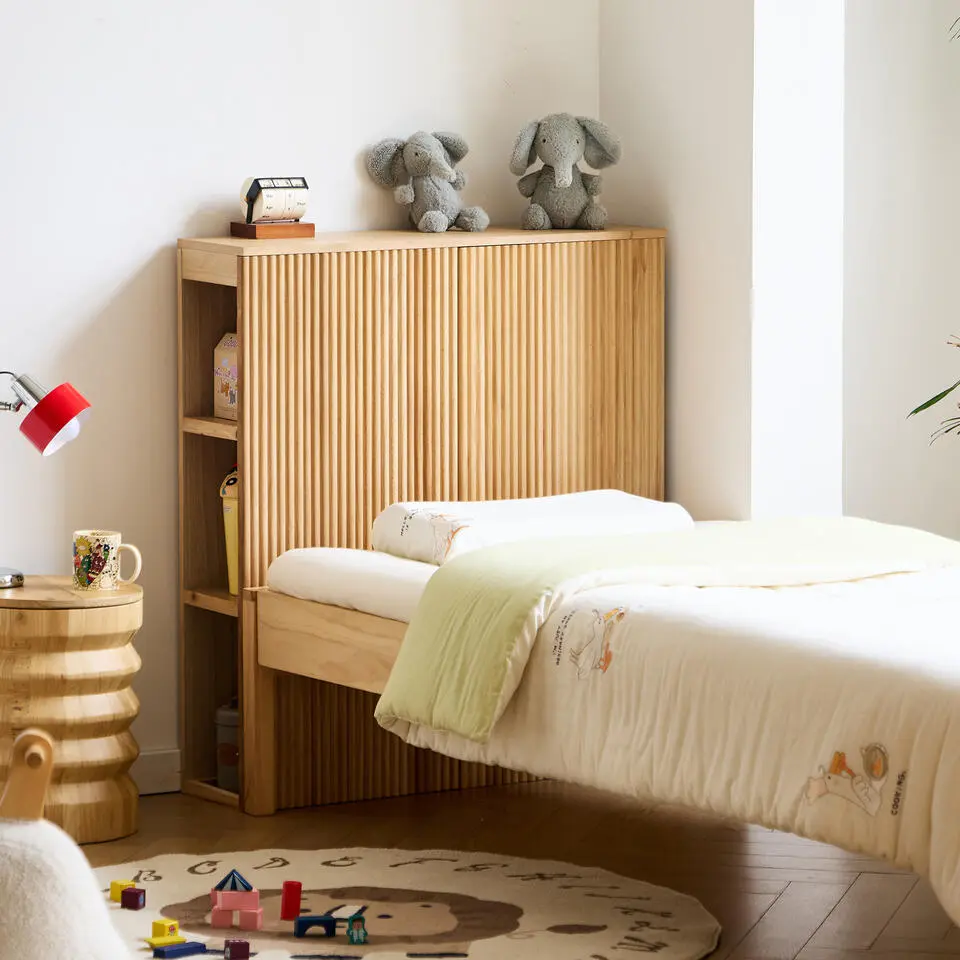 Massief houten hoofdeinde van 90