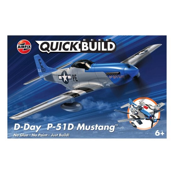 Airfix Quickbuild D-Day P-51D Mustang Model Kit