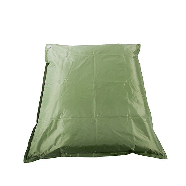 Maxi coussin déperlant intérieur / extérieur uni vert 140 x 120 cm