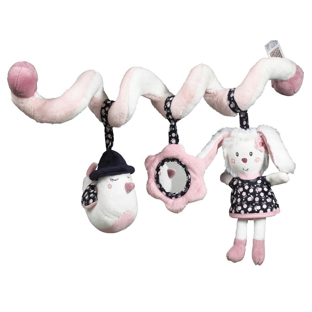 MISS FLEUR DE LUNE - Spirale d'activités en velours blanc