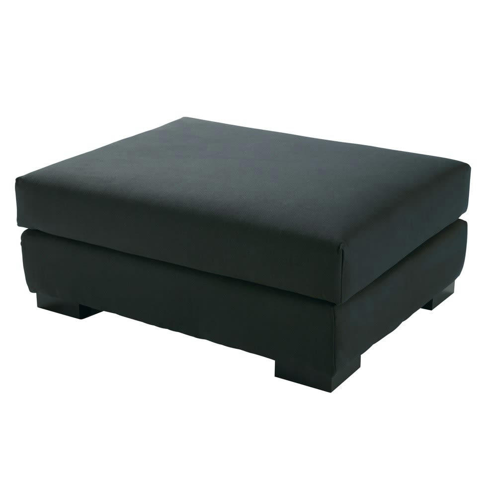 Terence - Pouf pour canapé modulable gris anthracite