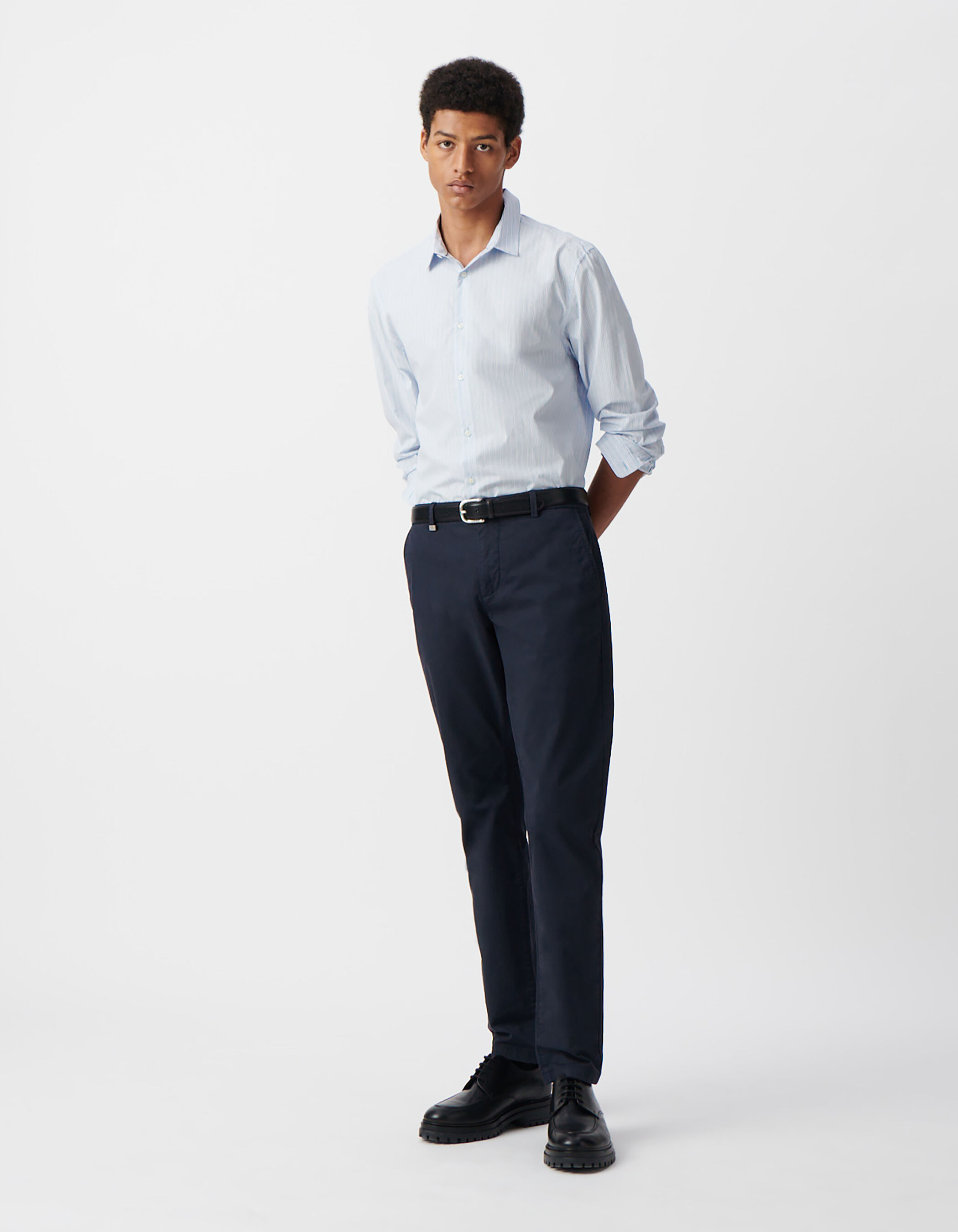 Pantalon CHINO SLIM marine Homme