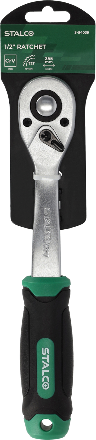 Grzechotka odgięta 1/2” 255 mm STALCO S-54039