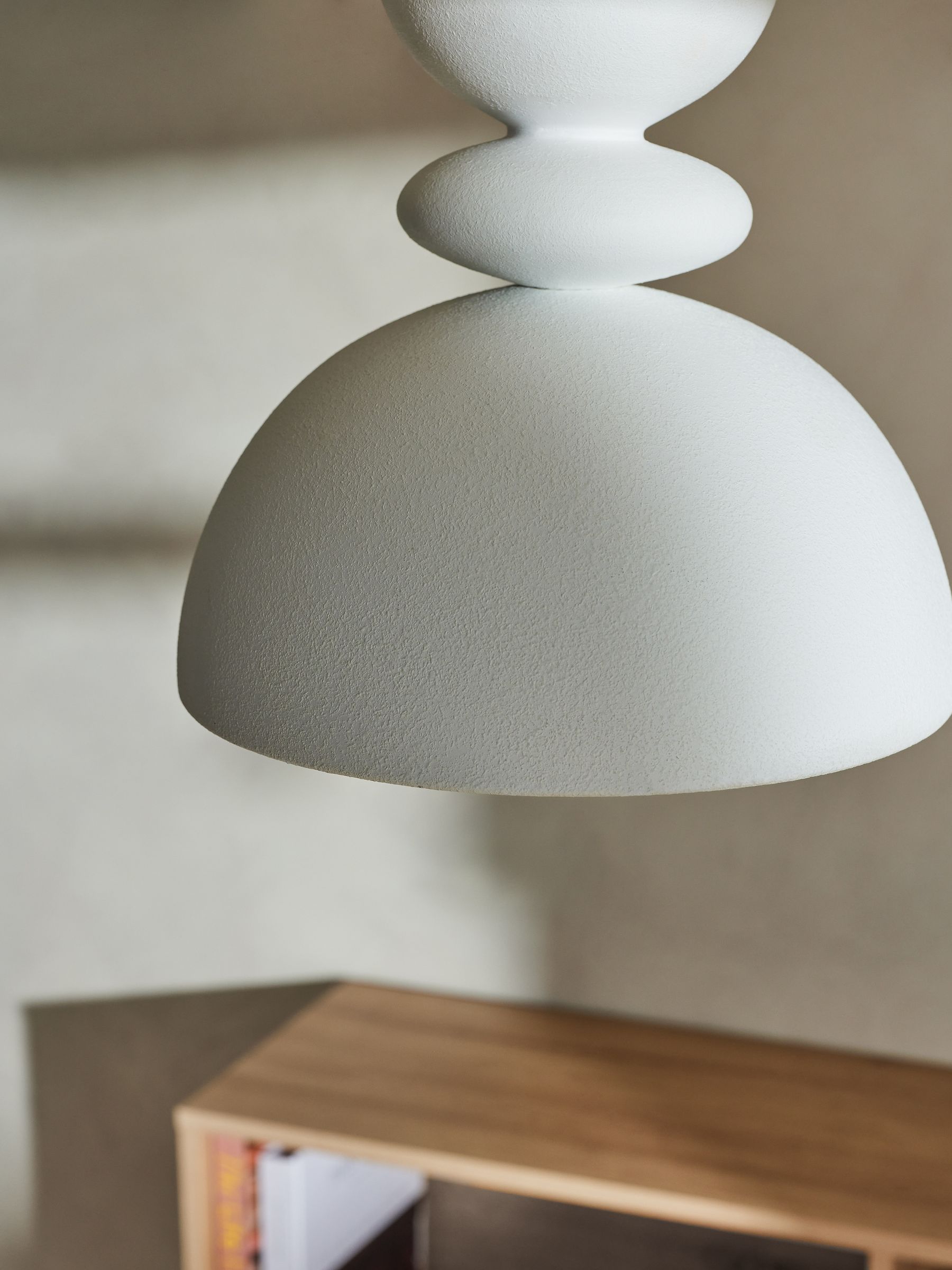 Freyja Flush Ceiling Light in White