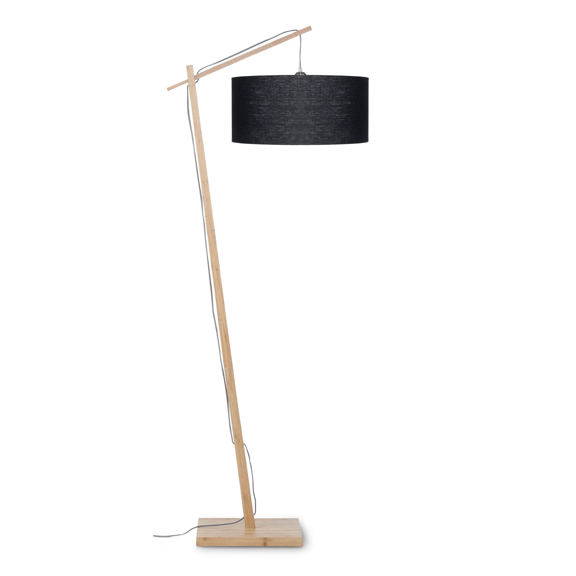 GOOD&MOJO vloerlamp Andes - zwart - Ø47cm