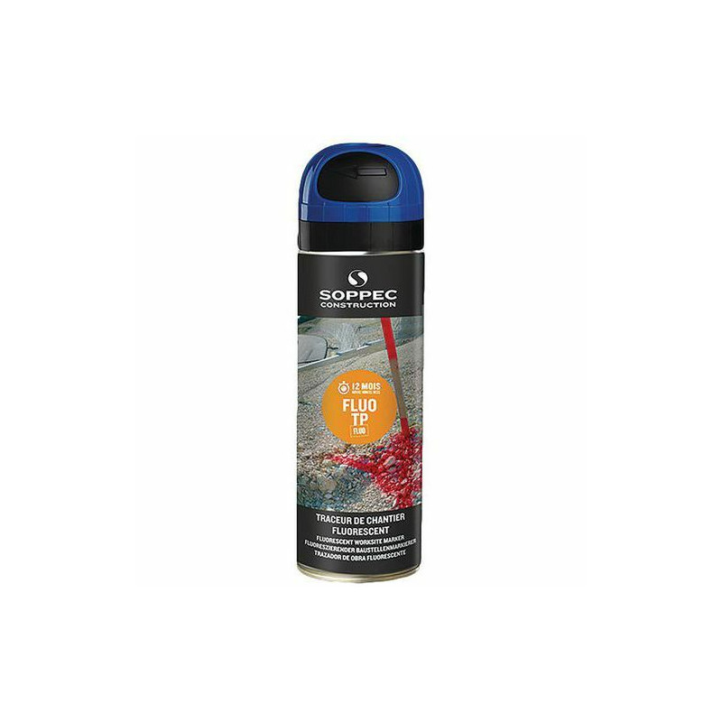 Spray de traçage fluo bleu 0,5 L