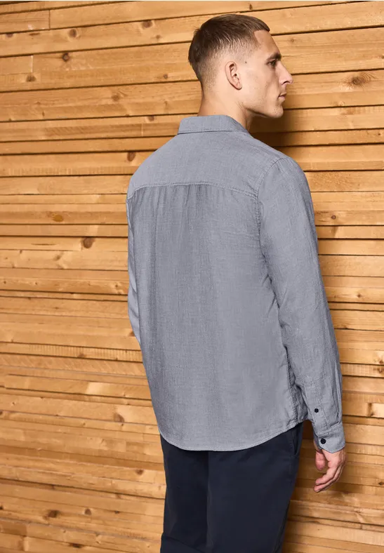 Two Tone Strukturhemd