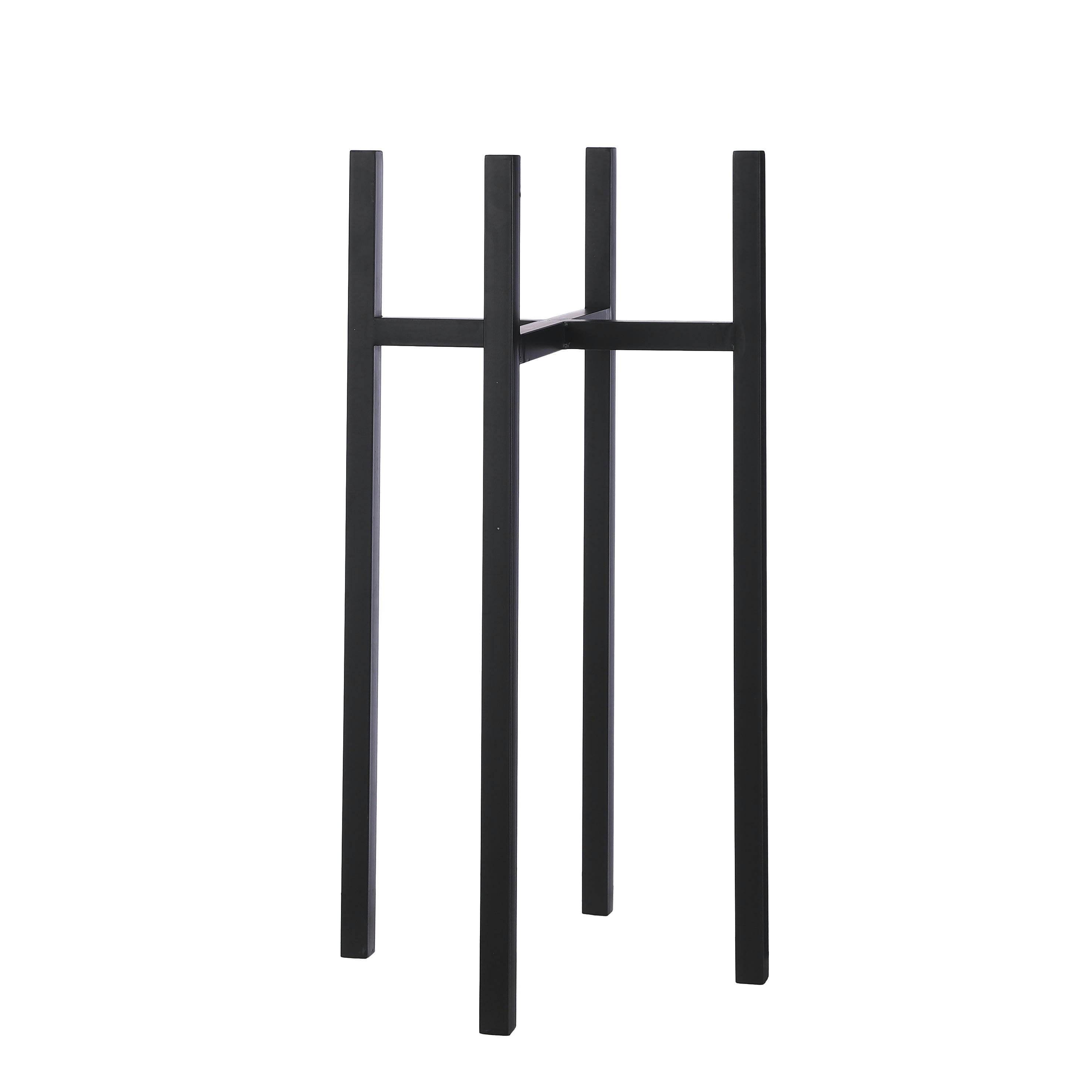 ASCOT - Porte-plante en métal noir H71