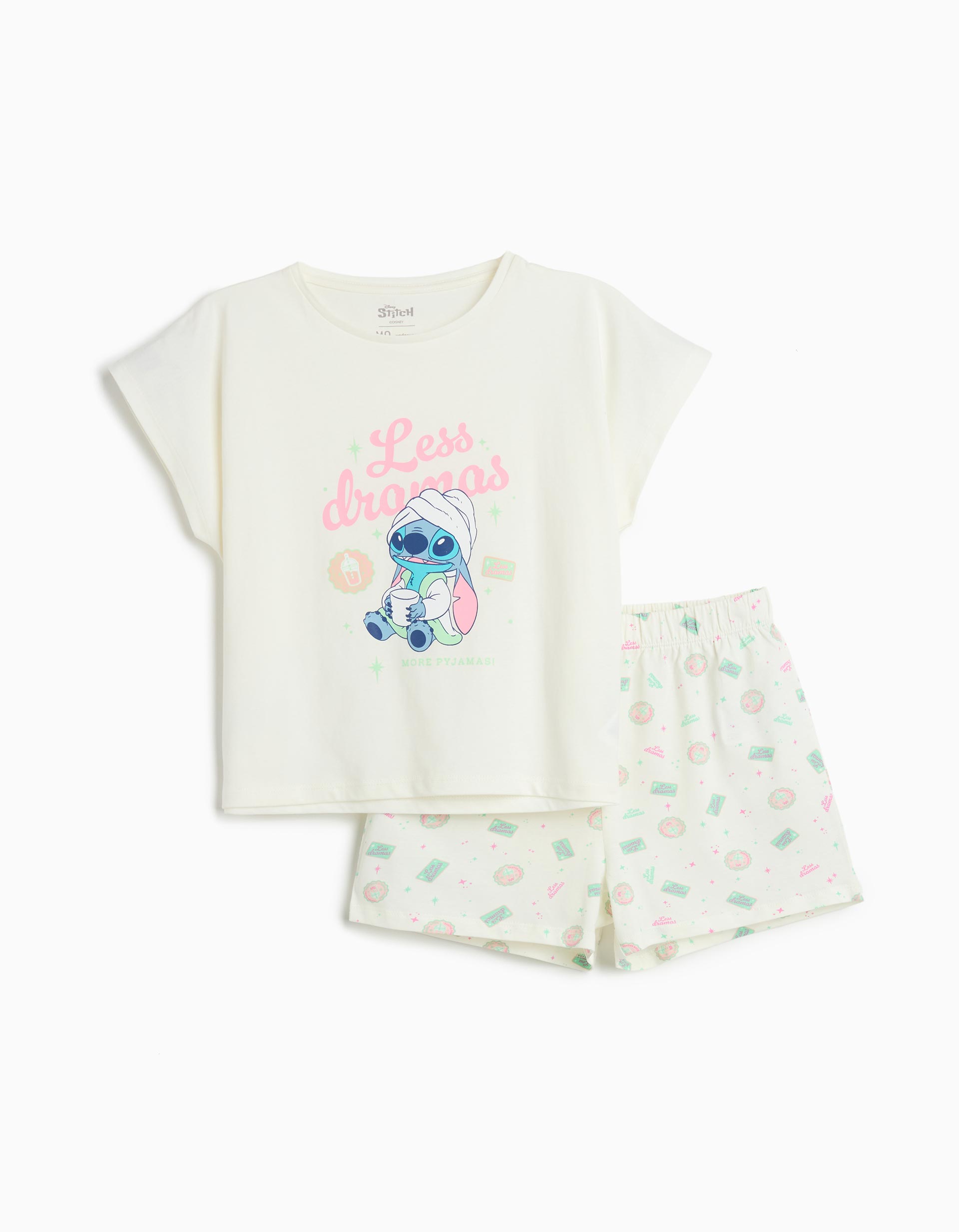 Pijama 'Stitch' ©Disney, Menina, Branco