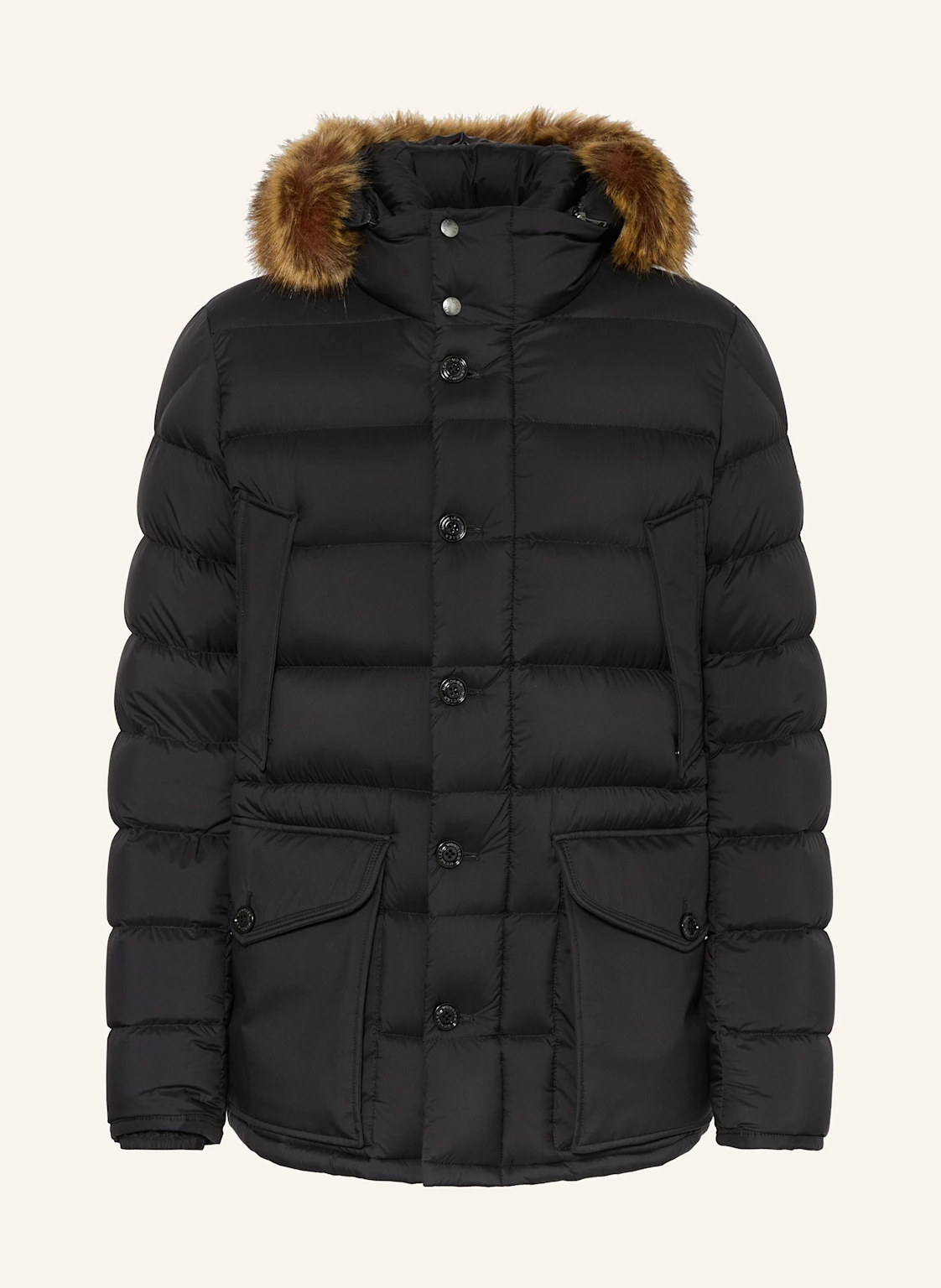MONCLER Daunenjacke CLUNYE mit abnehmbarem Kunstpelz