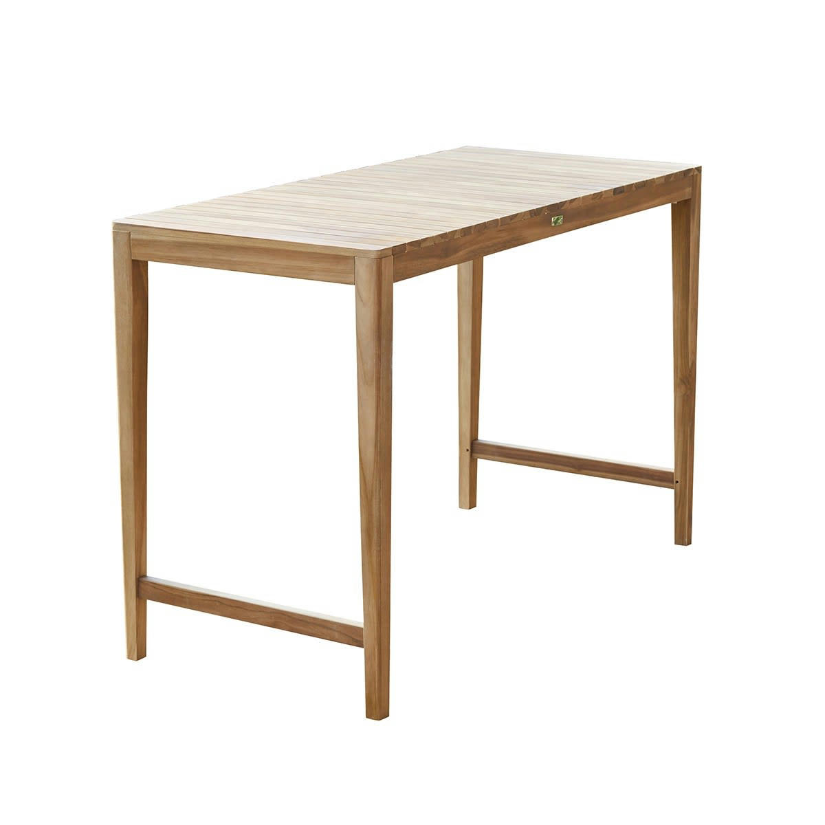 MIDLAND - Table de jardin en teck massif haute