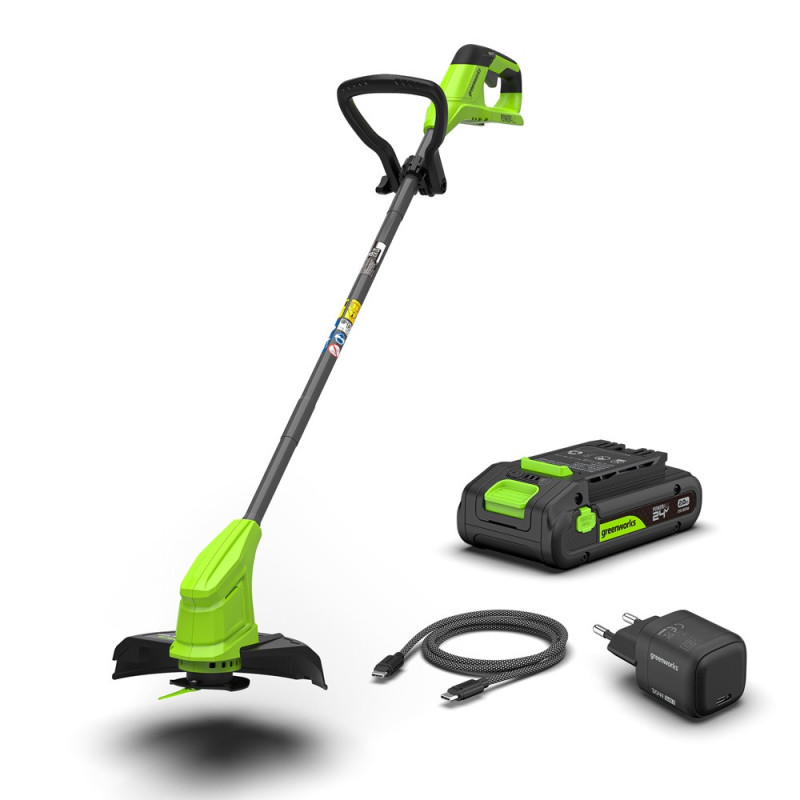 Coupe-bordure sur batterie Powerall ST2502A2 24 V GREENWORKS