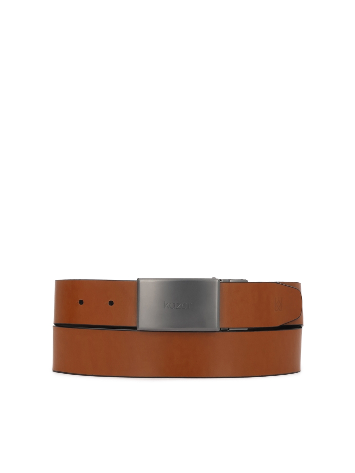 Double-sided strap with matte full buckle