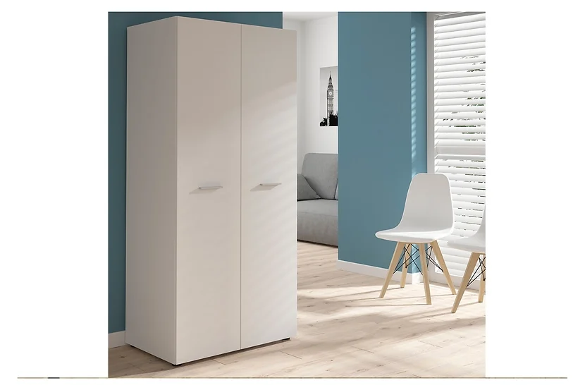 Szafa dwudrzwiowa Neno 81 cm biała