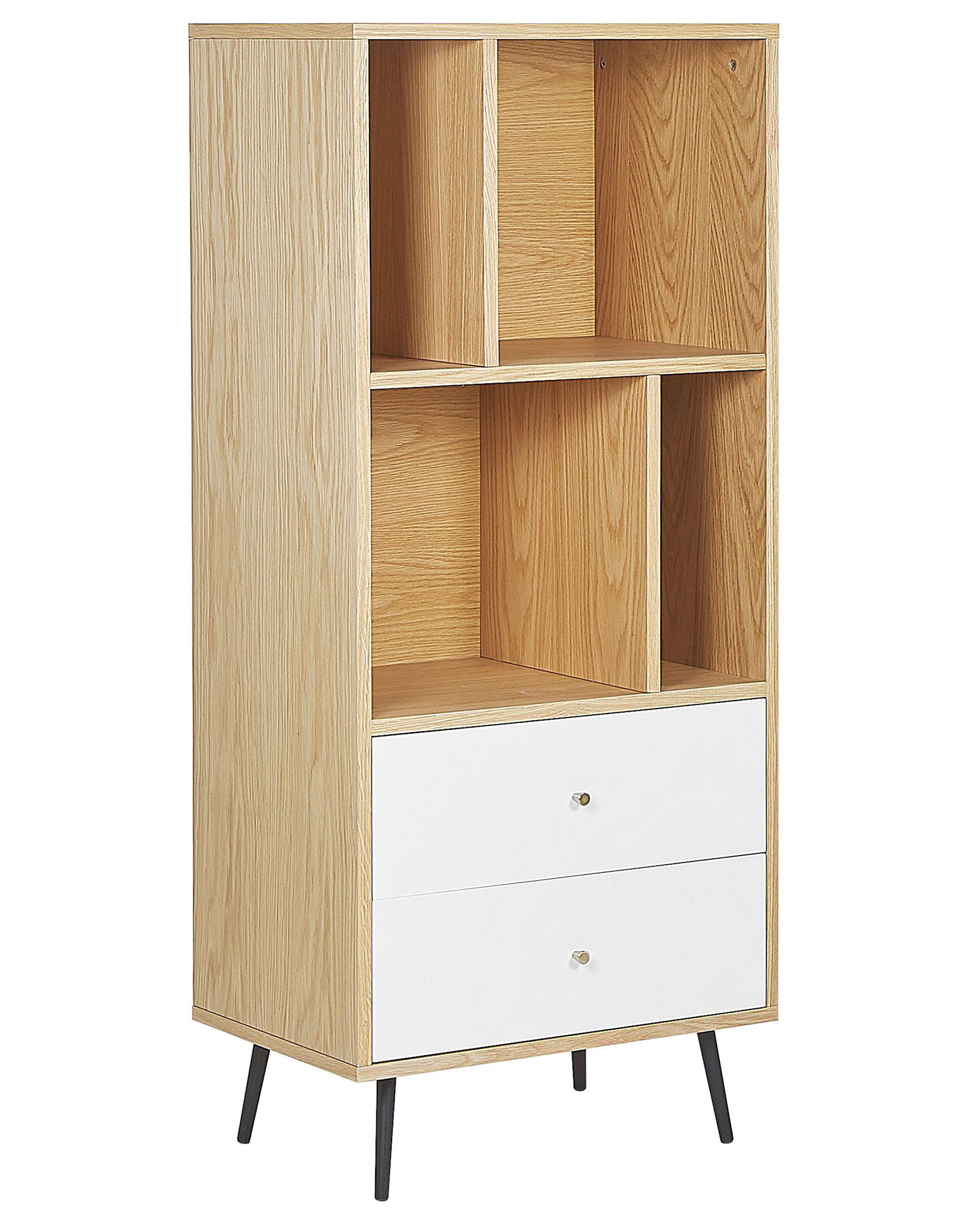 Shelving Unit RICHMOND 139 cm Light Oak