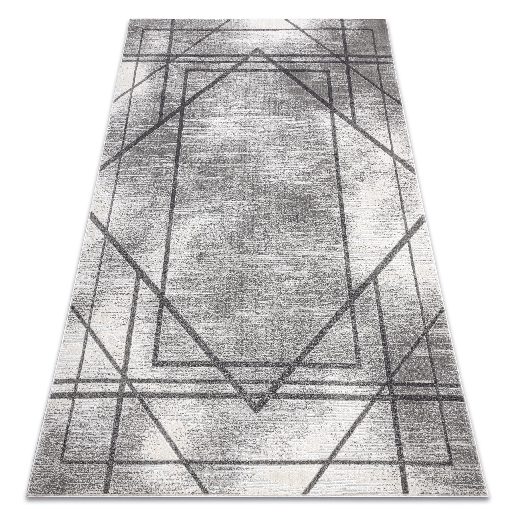 Dywan NOBLE nowoczesny 1520 45 Przecierany, geometryczny, linie 80x150 cm