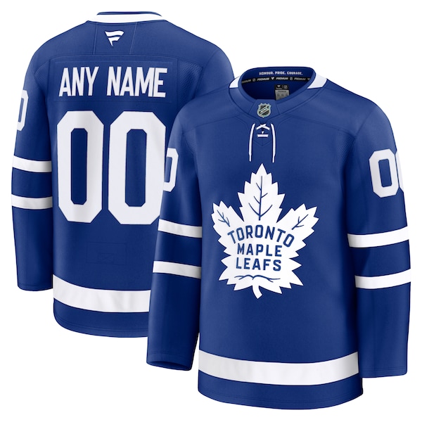 Toronto Maple Leafs  Home Premium Custom Jersey - Blue/Black/White