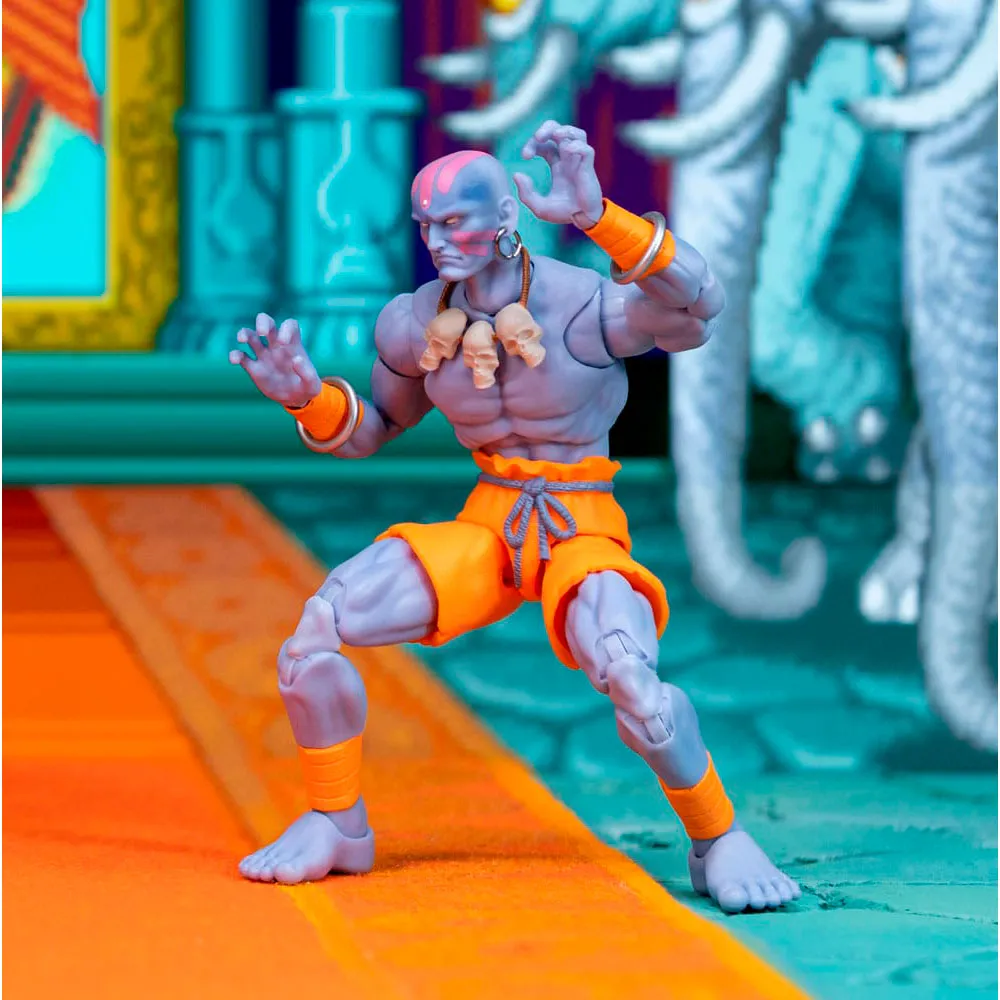 Jada Street fighter Deluxe Ultra II The Final Challengers Dhalsim Action Figure 1/12 15 cm