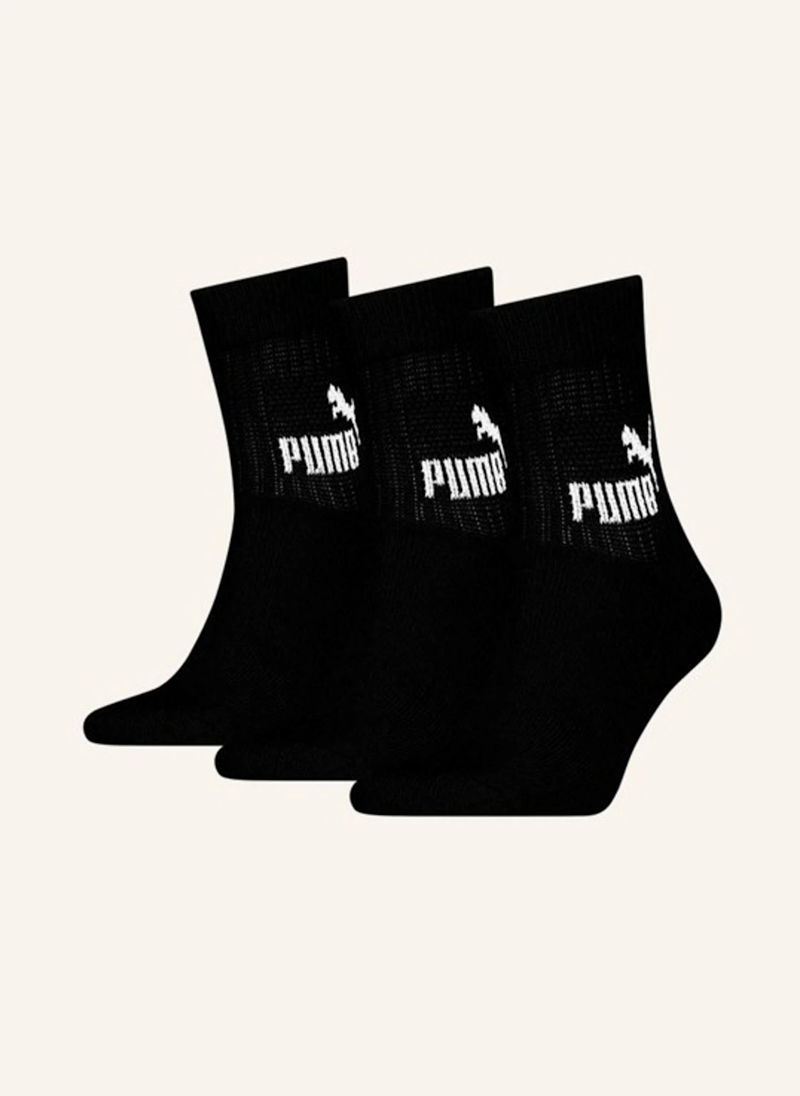 PUMA Sportsocken ELEMENTS SHORT 3-PACK