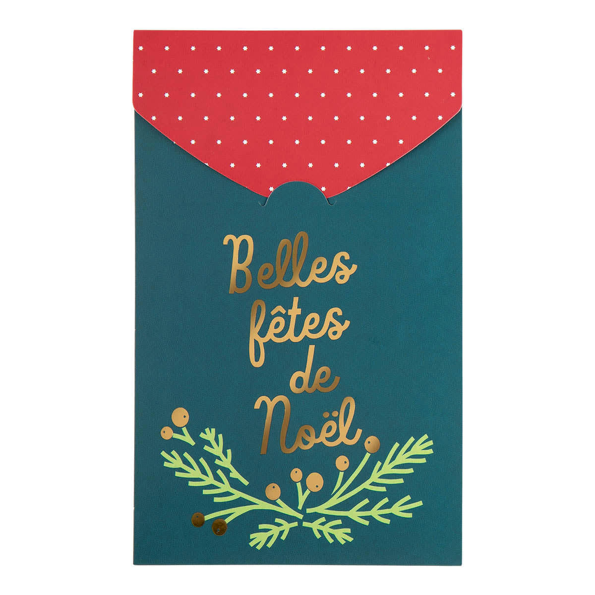 - Carte De Vœux Surprise Houx