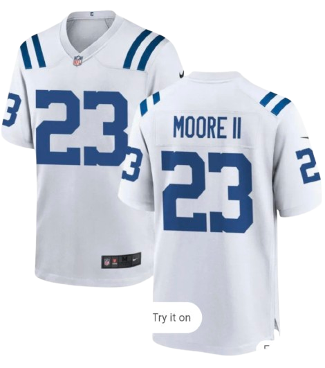 Kenny Moore II Indianapolis Colts Nike Youth Game Jersey - White