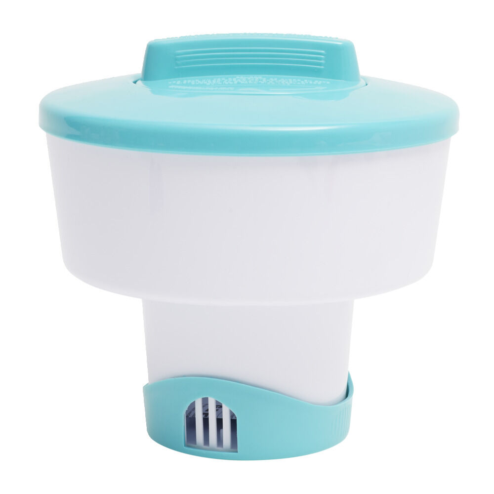 Diffuseur de traitement flottant blanc et bleu Ø11,5xH17,5cm