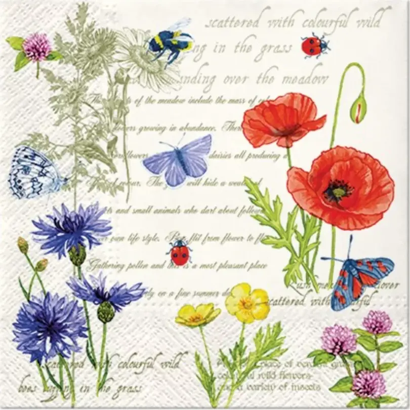 Serviette 20er-Set Vintage Sommer