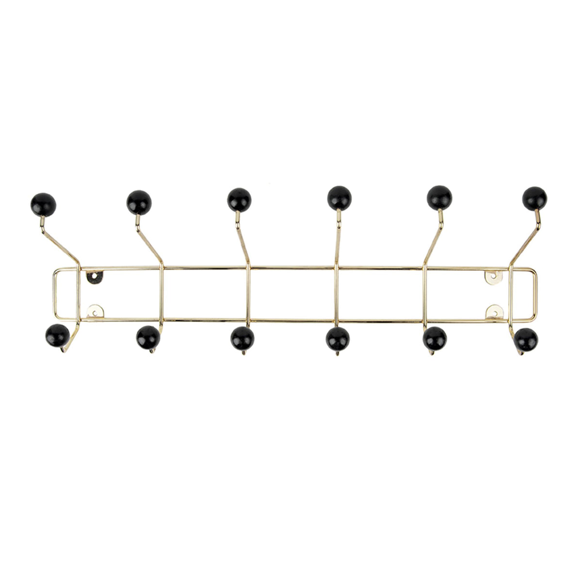 Present Time kapstok Saturnus - goud - 14x53.5x15cm