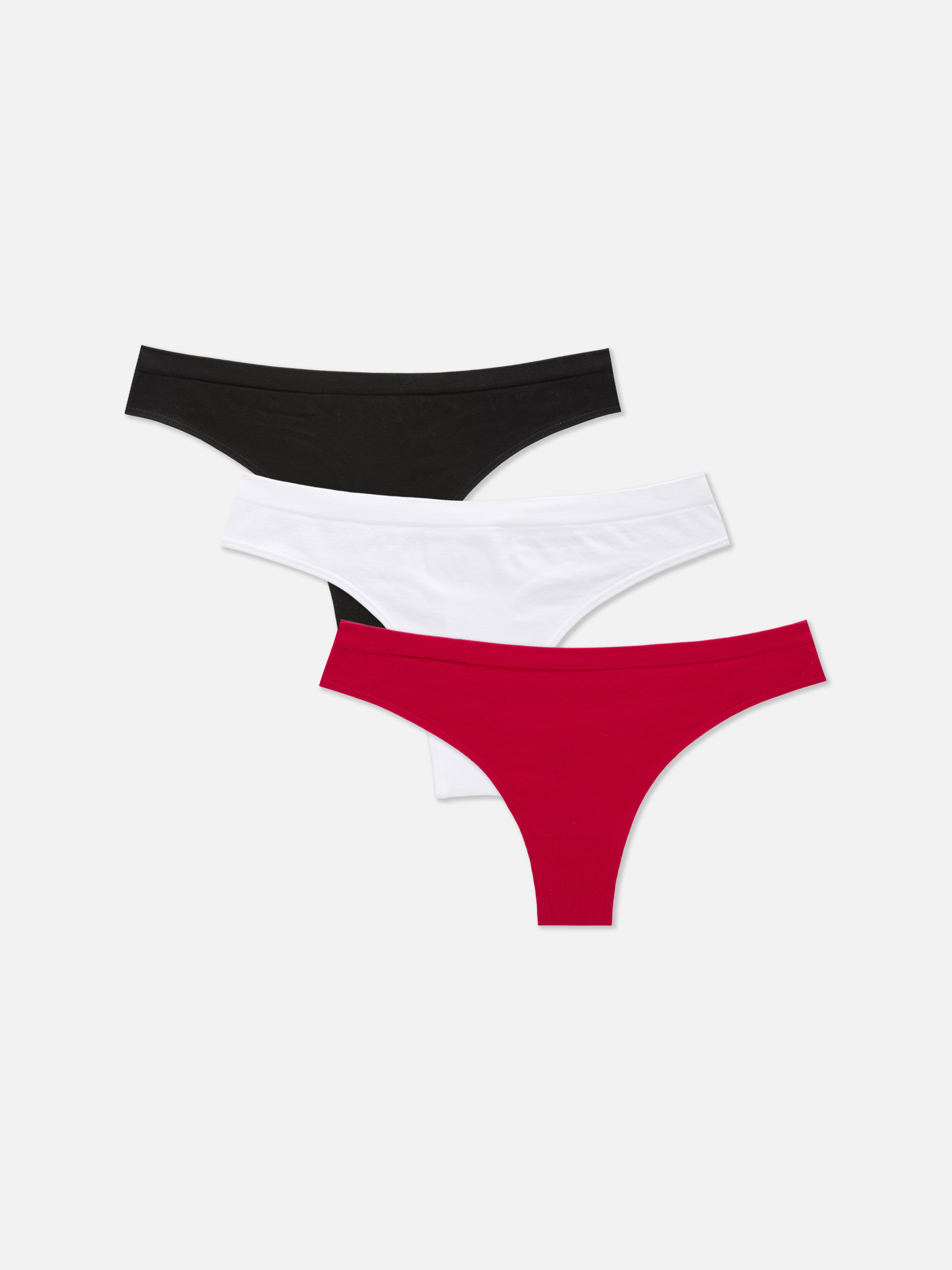 3-Pack Seamless Thongs